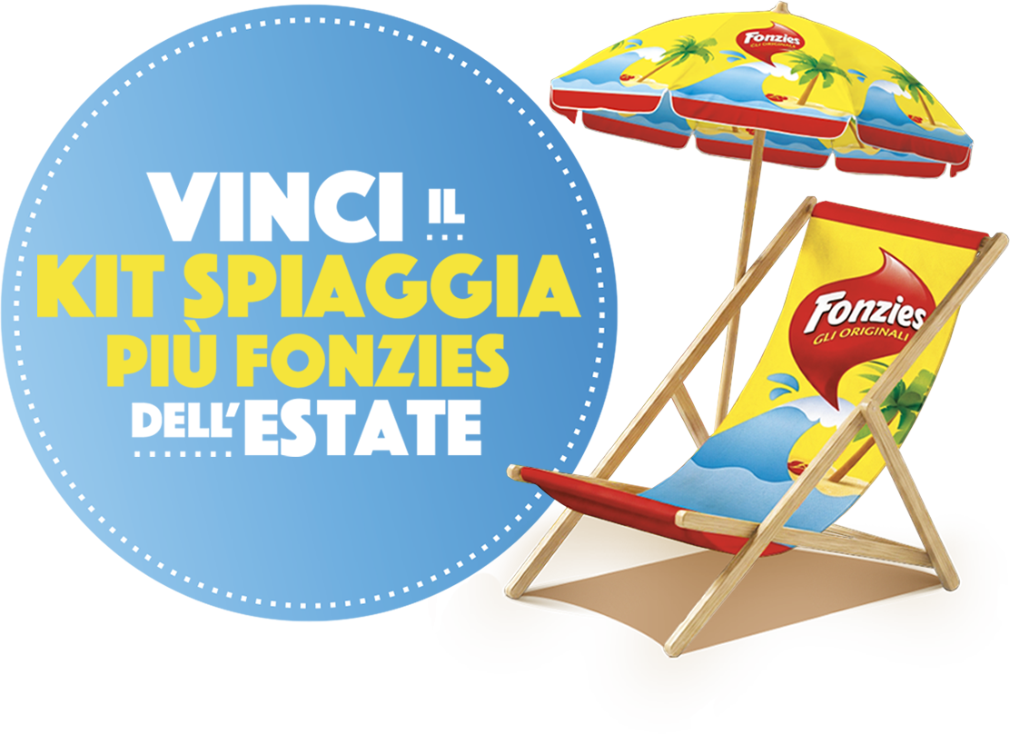 Vinci il kit spiaggia pi� Fonzies dell'estate